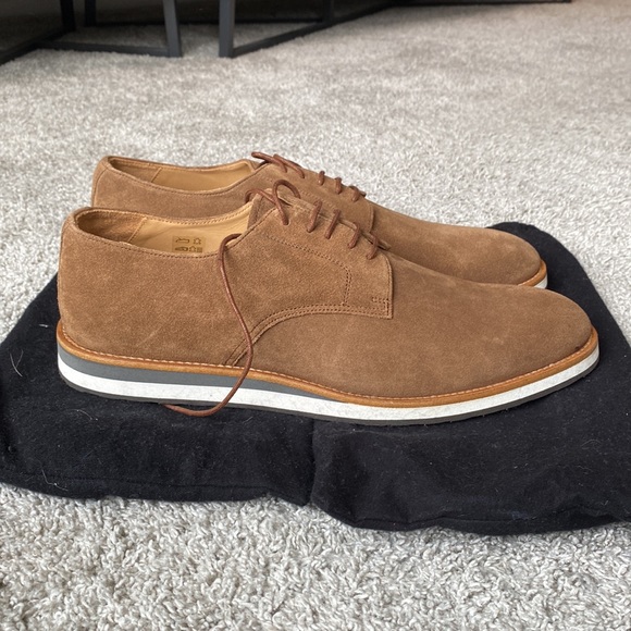 Hawes & Curtis Men’s Tan Suede & Leather Shoes. Size 11. NEVER BEEN WORN. - Picture 3 of 3